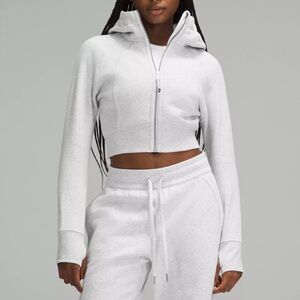 Lululemon Scuba Cropped Full Zip Hoodie